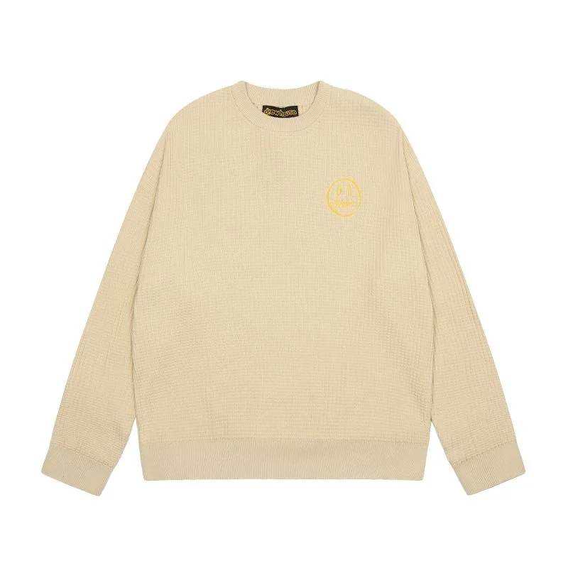 10001.jpeg.webp Drew Wavy Striped Knit Sweater Apricot Dr37 - Image 1