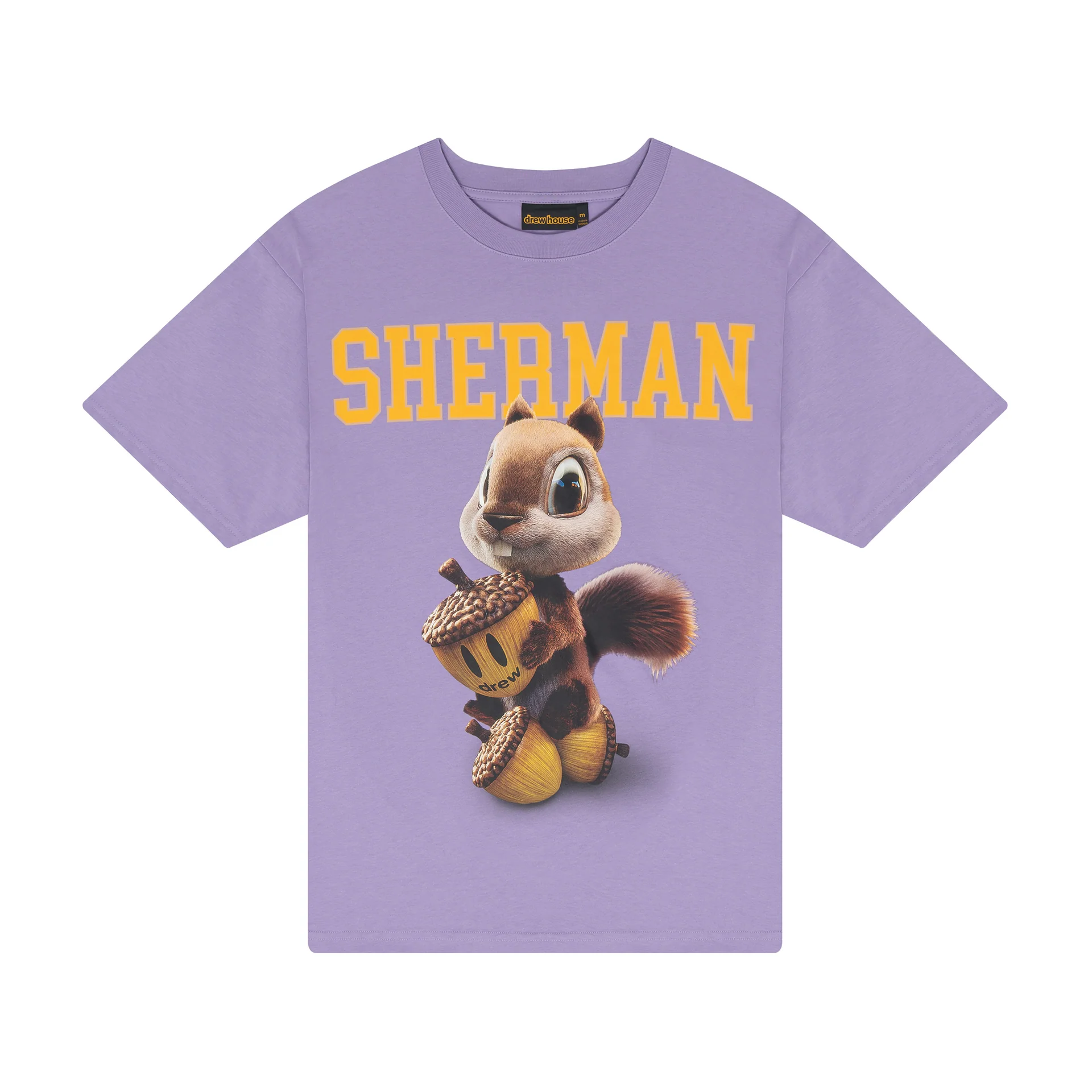 3DSHERMANSSTEE-PURP.webp Drew House 3d Sherman ss Tee Lavender - Image 1