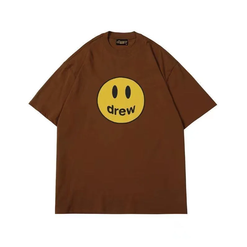 Drew-House-Brown-T-shirt.jpeg.webp Drew House Brown T-Shirt - Image 1