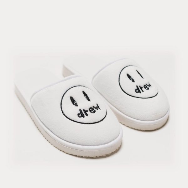 Drew House Painted Mascot Platform White Slip Ons
