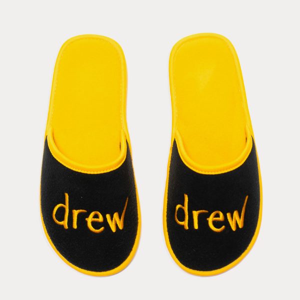 Drew House Scribble Platform Black Slip Ons